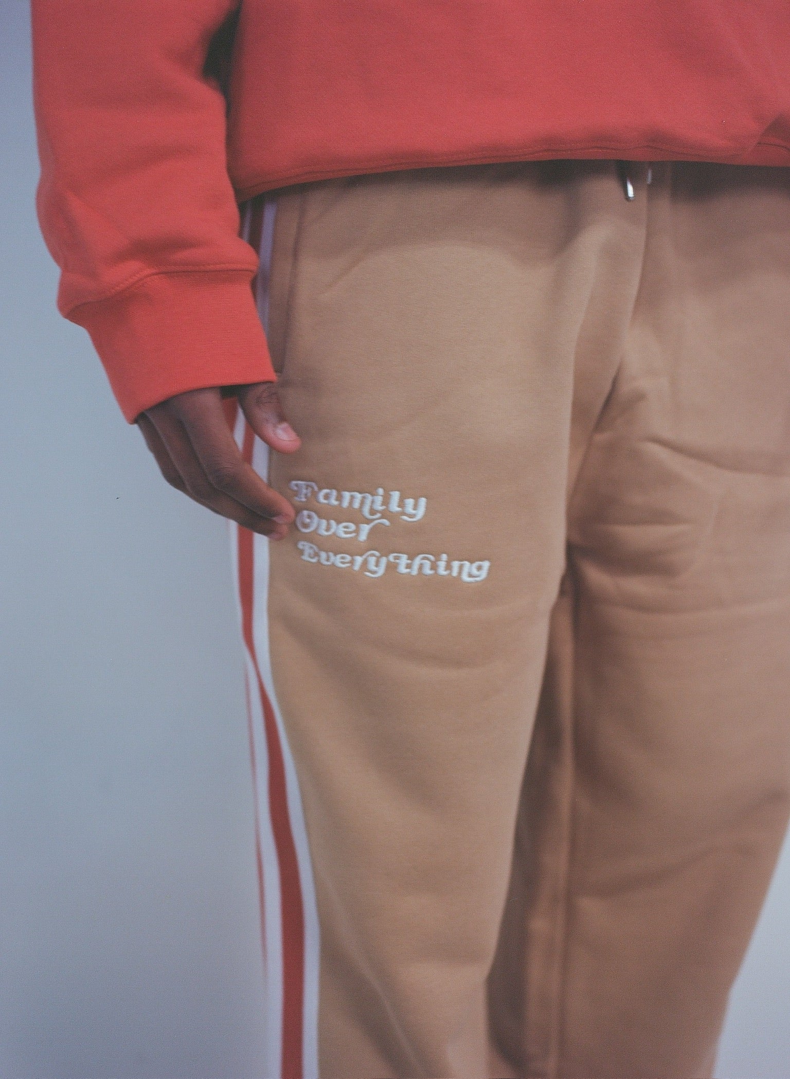 Cozy French Terry Brown Pants
