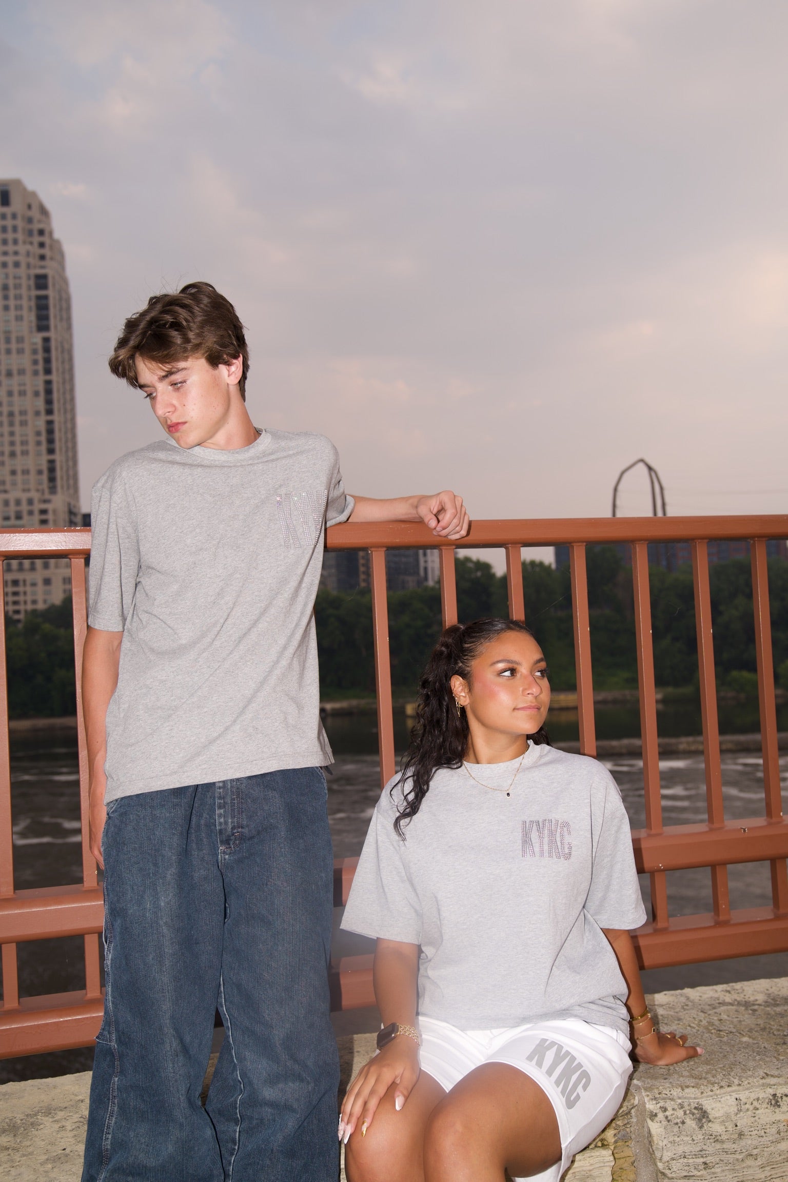 Gray “KYKC” T Shirt