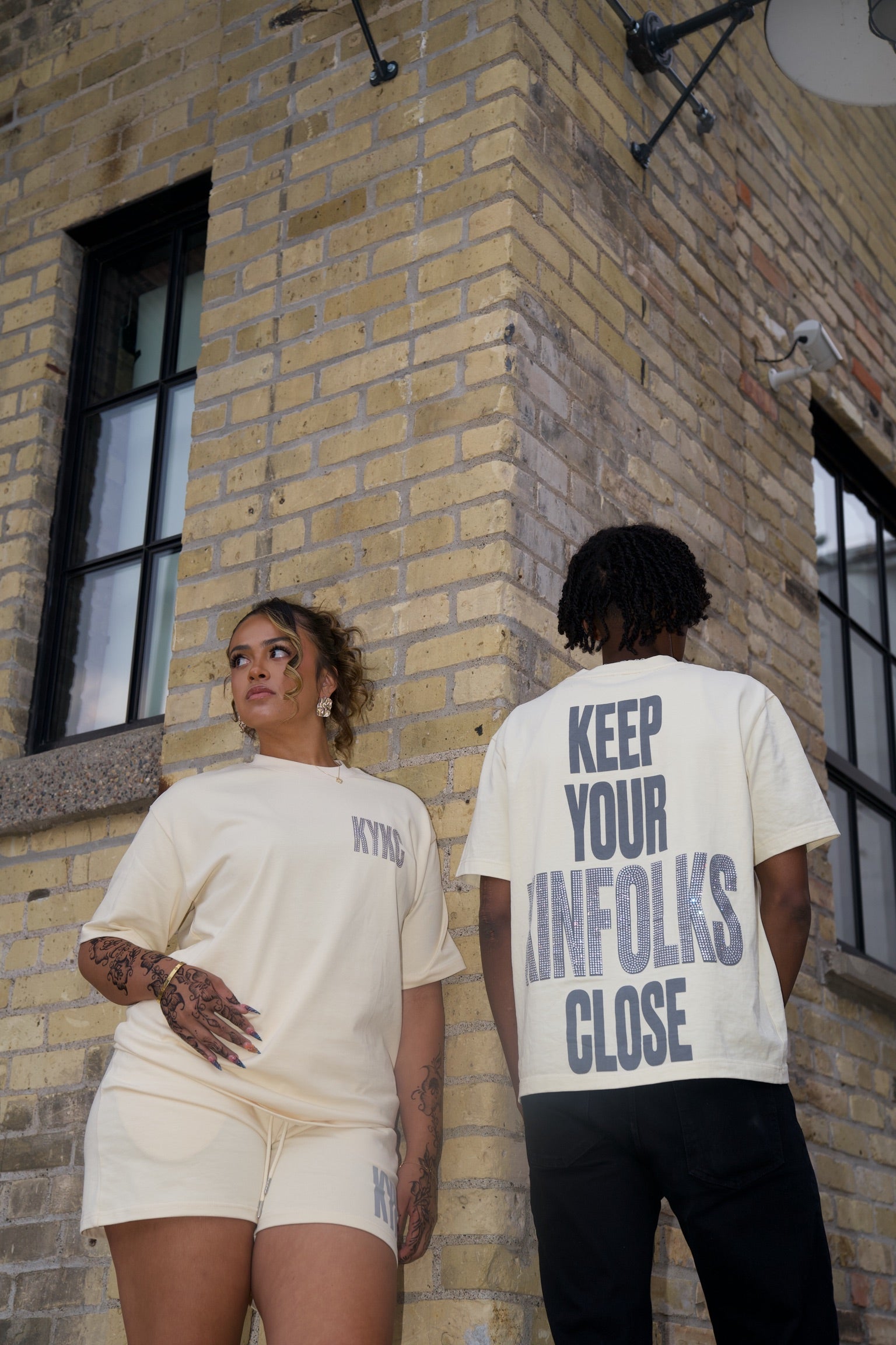 Creme “KYKC” T Shirt